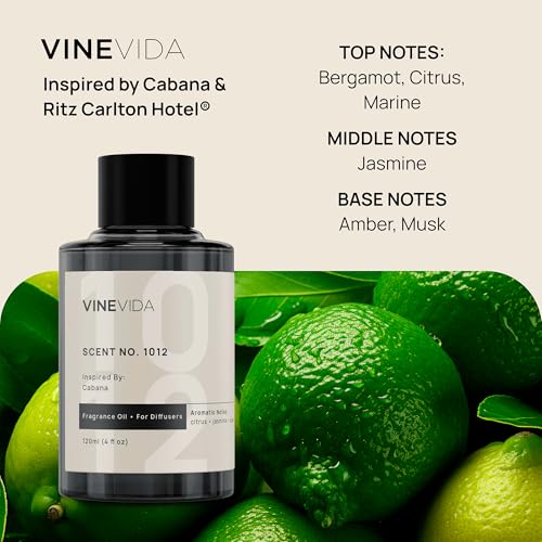 VINEVIDA (4-pk) Hotel Fragrance Collection. Cold Air Diffusers - Scents No.1002, No.1019, No.1012, No.1010 - Image 5