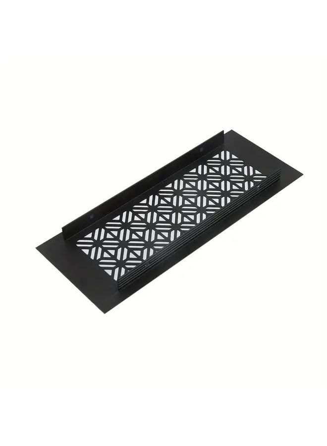 2pcs Black And White Geometric Mesh Air Vent Covers Durable Aluminum Alloy Easy Install - Image 5