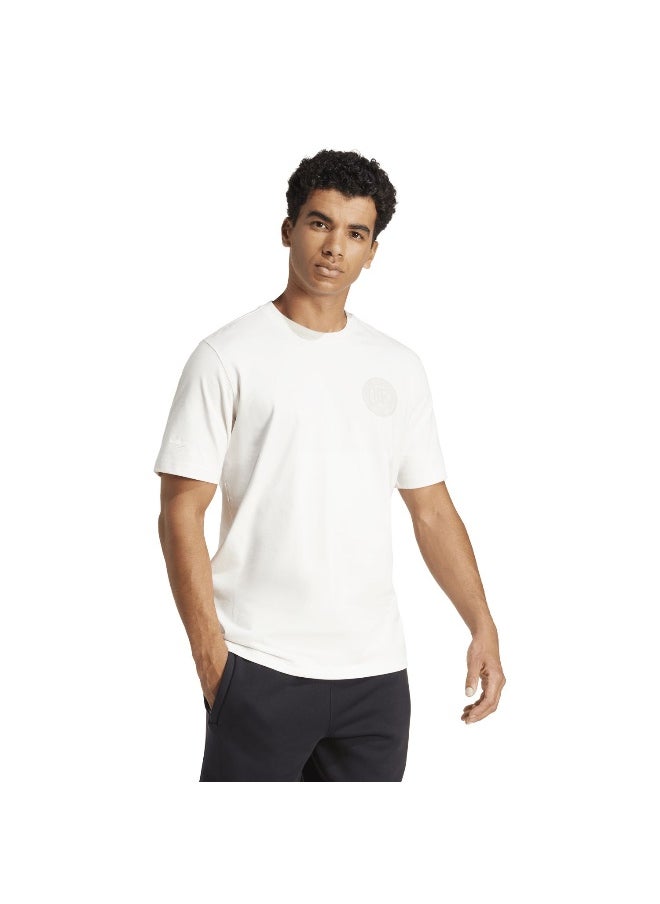 Adidas Adidas Dfb Tee White Football T-Shirts For Men Xs  - Image 4