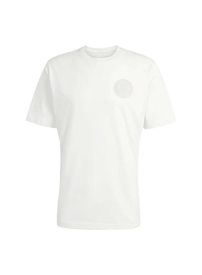 Adidas Dfb Tee White Football T-Shirts For Men Xs