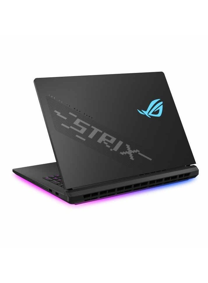 أسوس لابتوب الألعاب ROG Strix Scar 18 بشاشة 18 بوصة 2.5K بتردد 240Hz، مع معالج Intel Core Ultra 9 275HX/32GB ذاكرة DDR5/1TB SSD PCIe 4.0/نظام Windows 11/12GB Nvidia GeForce RTX 5070Ti مع حقيبة ROG وفأرة ROG Gladius III و ROG Fusion II 3 - Image 4