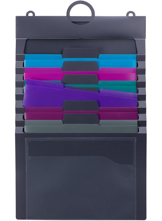 Smead Cascading Wall Organizer Gen 2 6 Pockets Letter Size Pockets - Image 1