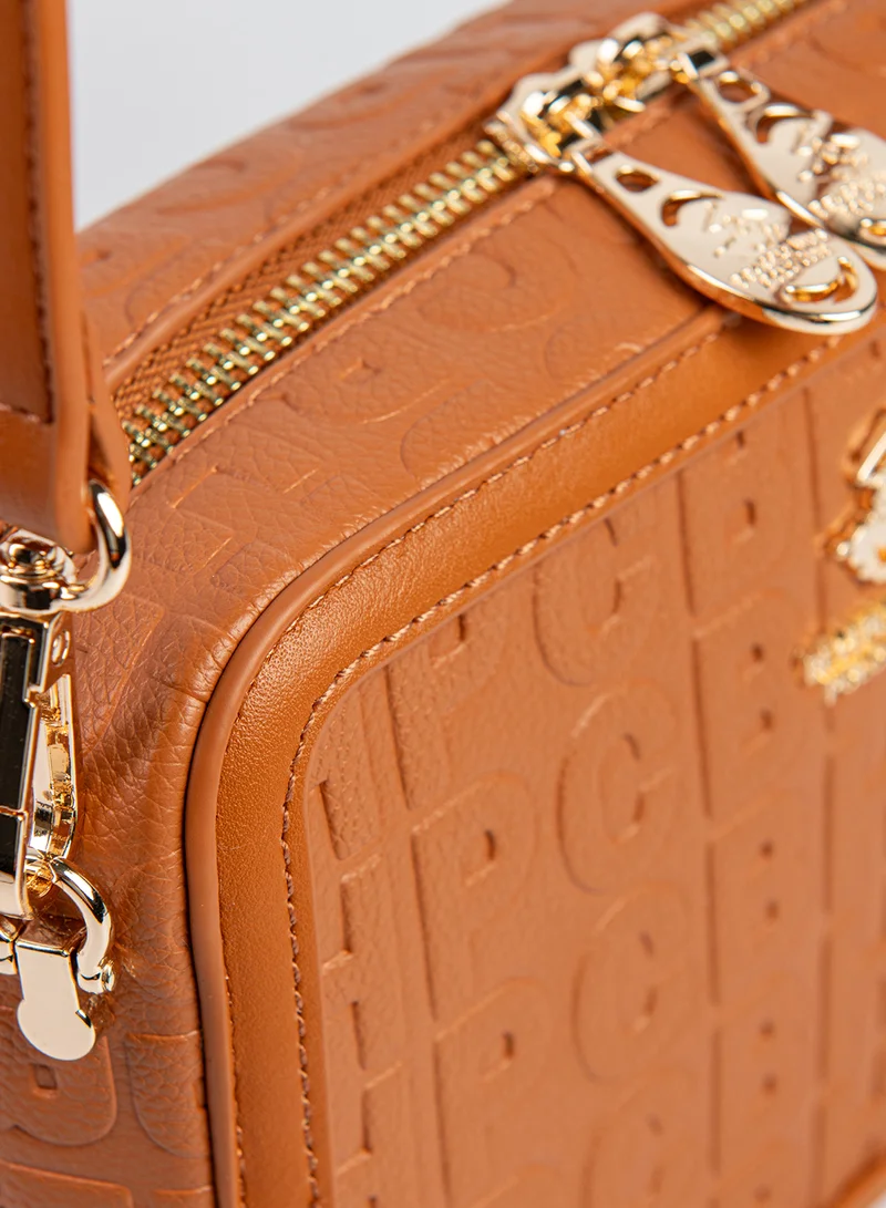 BEVERLY HILLS POLO CLUB Logo Embossed Camera Bag