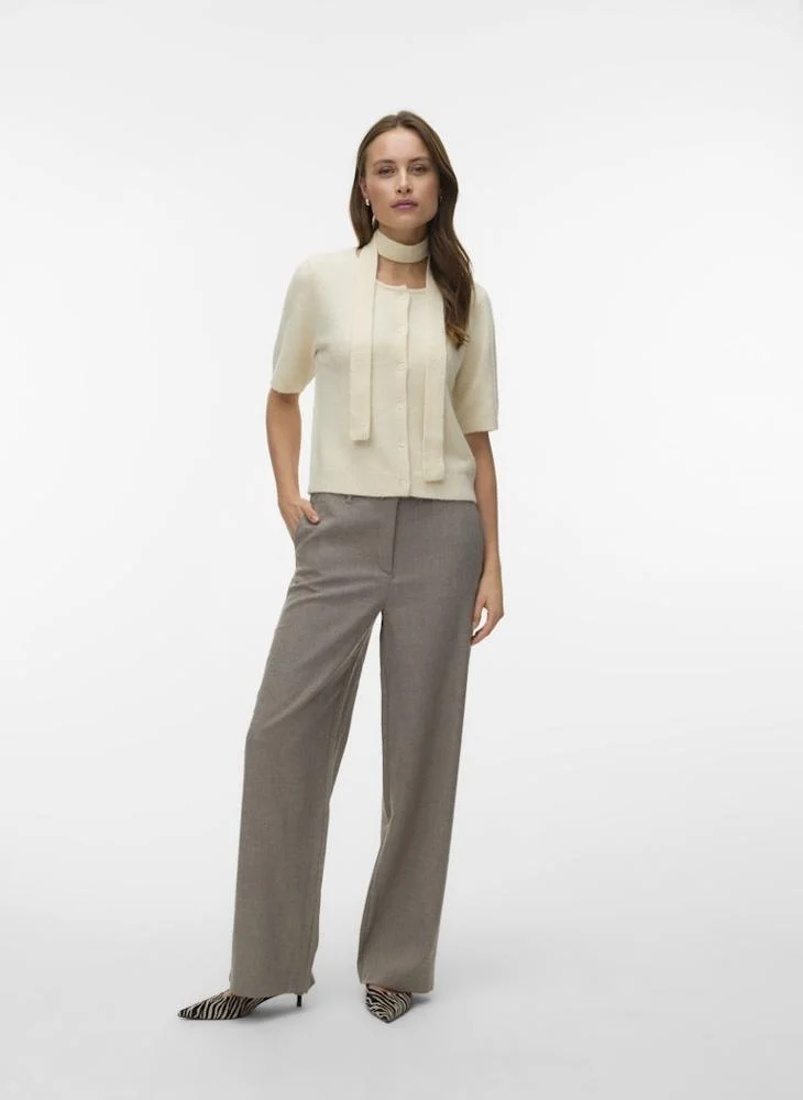 Vero Moda  Casual High Waisted Wide Leg Pants for Women | Best Price UAE