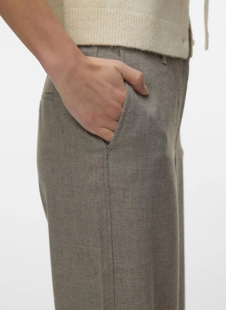 Vero Moda  Casual High Waisted Wide Leg Pants for Women | Best Price UAE