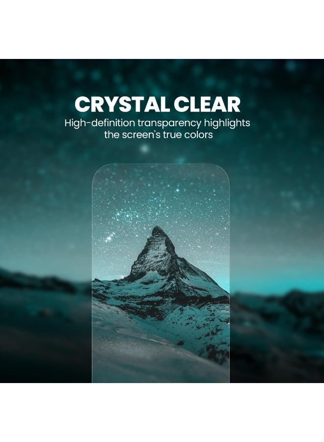 AZTECH iPhone 16 Pro Screen Protector 6.3” HD Clear iPhone 16 Pro Tempered Glass 9H Hardness Sensor Protection Full-Coverage Easy Installation (HD Clear Glass, iPhone 16 Pro 6.3 inch) - Image 2