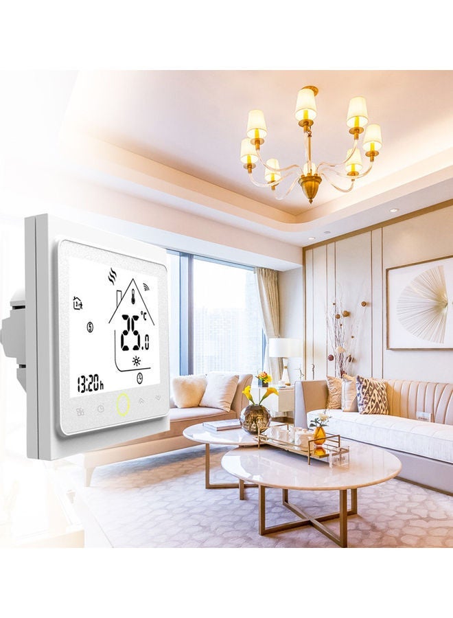 NIBEMINENT Thermostat With Touchscreen Display White/Black - Image 2