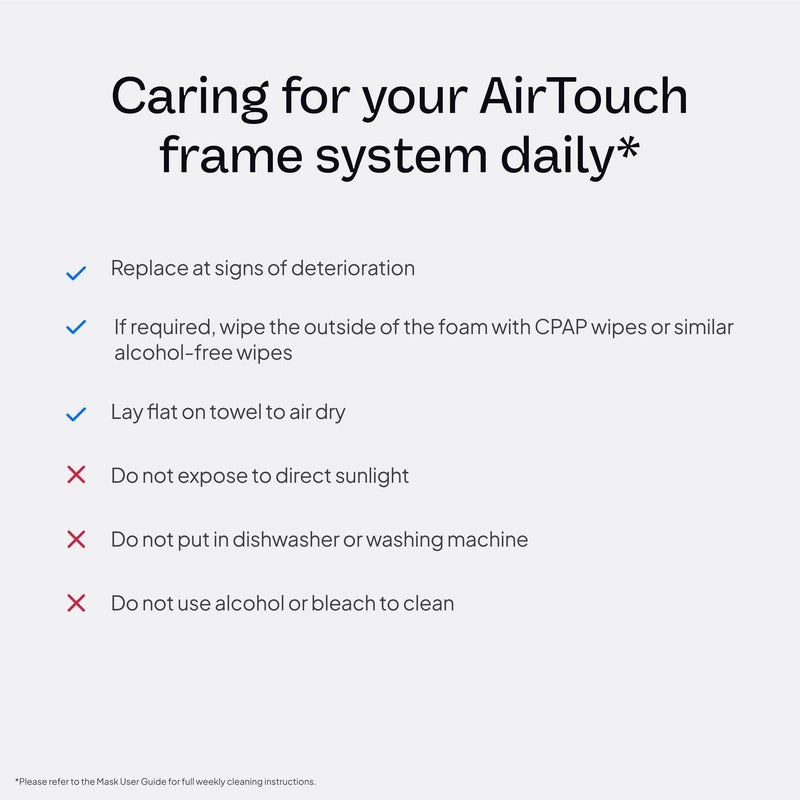 ResMed AirTouch F20 Replacement Frame System (without Headgear) - Small - Image 5