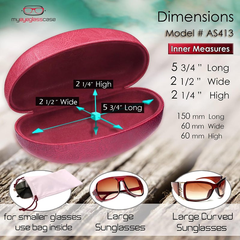 MyEyeglassCase علبة نظاراتي الشمسية للرجال - علبة نظارات شمسية - Image 4