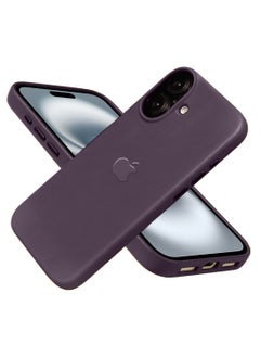 Techie Apple iPhone 16 Plus Leather Case with MagSafe - Maroon  - Image 1