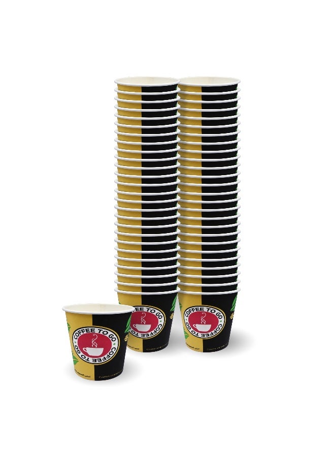 Khaleej Pack أكواب ورقية disposable سعة 4 أونصات، عبوة من 50 قطعة - Image 1