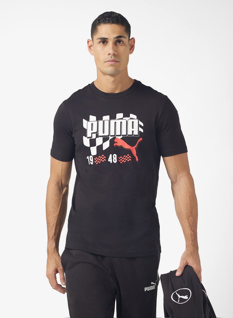 PUMA Graphics Moto Flag T-Shirt - Image 1