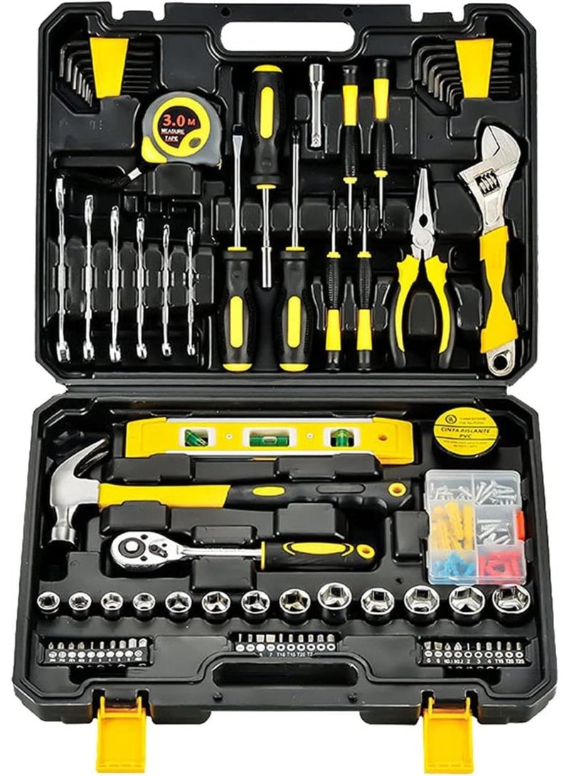 GGOOT Auto Repair Tools Set Household Hardware Hand Tool Combination Car Hardware Repair Kit Tool Box ​Easy To Carrt & Storage 108PCS - Image 1