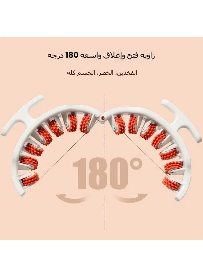 ماركة غير محددة أداة تدليك للجسم رفيعة، جهاز لتقوية الساقين، أسطوانة دائرية، مدرب للاسترخاء لعضلات الفخذ والساق.  - Image 2