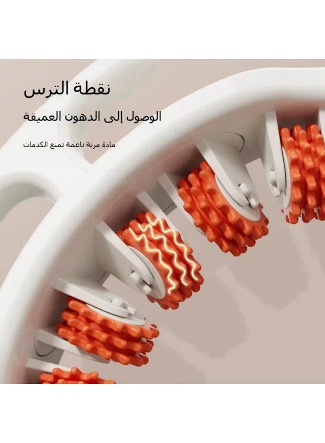 ماركة غير محددة أداة تدليك للجسم رفيعة، جهاز لتقوية الساقين، أسطوانة دائرية، مدرب للاسترخاء لعضلات الفخذ والساق.  - Image 3