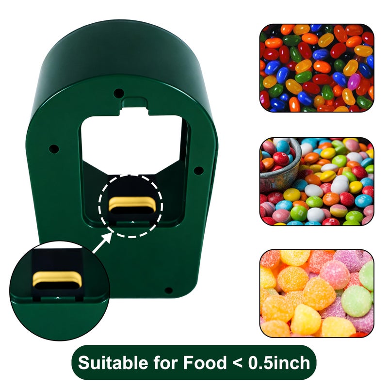 EstZMB Candy Dispenser, Mini Vending Machine for Desktop, Push-Button Type Manual Candy Machine Dispenser, for Suitable Mini Candies, Chocolate Beans, Suit Festival Gifts for Girls or Boy, Green - Image 5