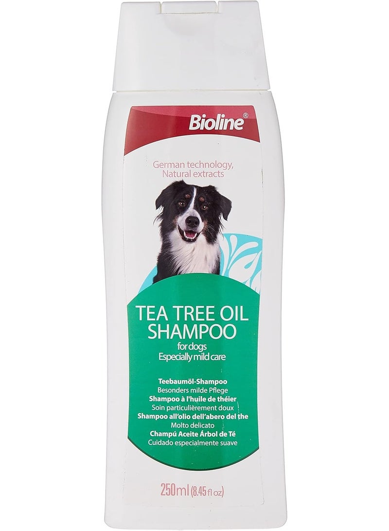 Bioline Tea Tree Oil Dog Shampoo - 250ml - Image 1