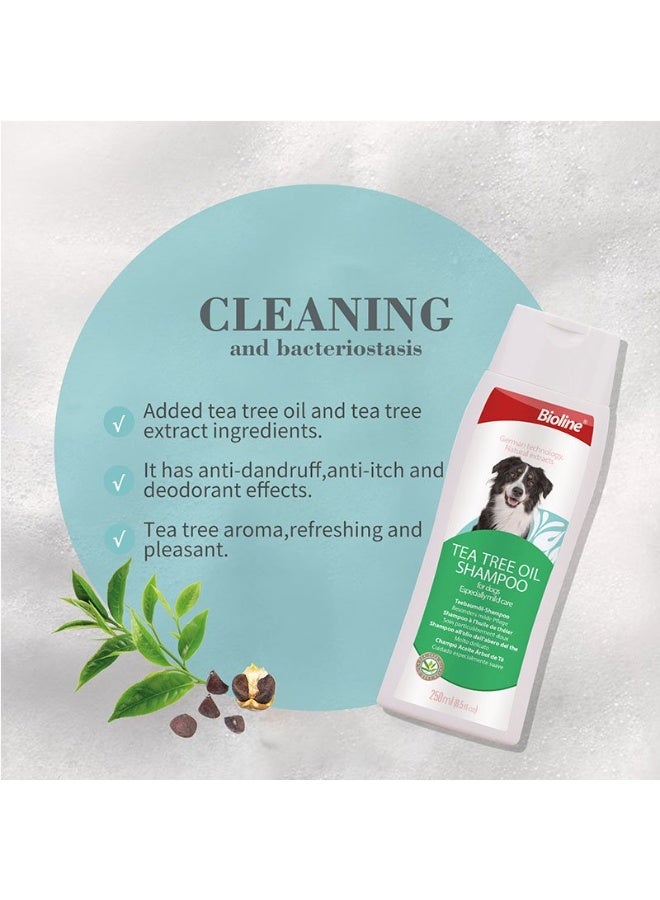 Bioline Tea Tree Oil Dog Shampoo - 250ml - Image 3