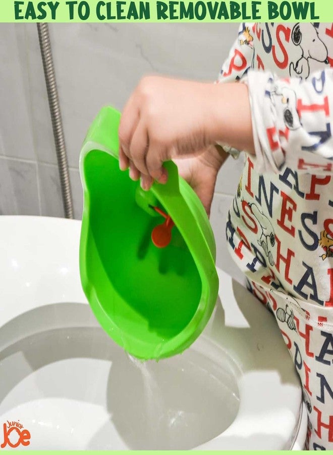 RUDRO IMPEX Children Urinal, Cute Cartoon Design Aiming Target Plastic Wall Mounted Potty Training Urinal for Boys Toddlers (Green) - Image 5