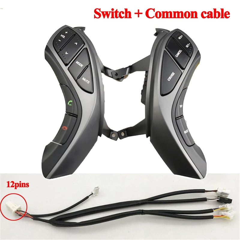 Vuzmode Steering Wheel Control Switch Buttons for Elantra - Image 5