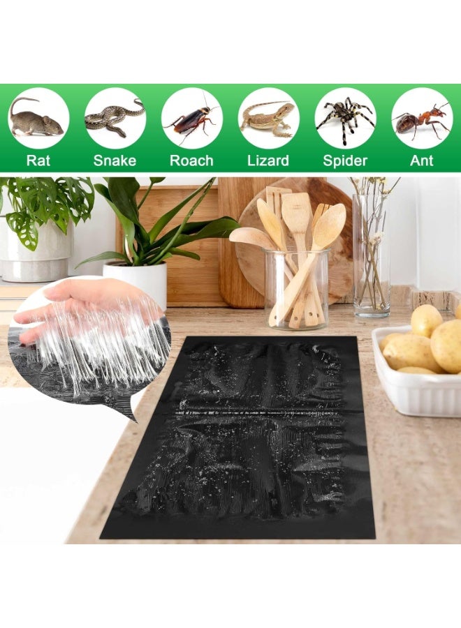 24 Pack Super Sticky Rat Traps, Sticky Mouse Traps, Sticky Snake Traps, Mice Mouse Rat Glue Traps, Sticky Glue Traps for Mice Rats Snakes Roaches Indoor Home Outdoor Kitchen, Easy to Set (26" x 11") - Image 3