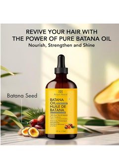 Botanic Hearth Botanic Hearth Raw Batana Oil for Hair Growth (4 fl oz, Set of 2) | 100% Pure & Unrefined Oil from Honduras | Promotes Thicker, Stronger Hair  - Image 2
