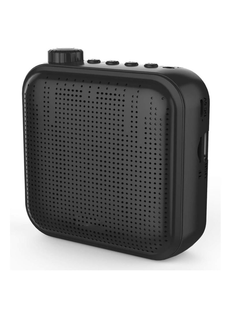 SYOSI - Voice Amplifier with Wired Microphone Headset, Voice Amplifier, 12W Rechargeable PA System (1200mAh) with Wired Microphone for Teachers, Coaches, Tour Guide Personal Microphone Speech Amplifier - Image 1