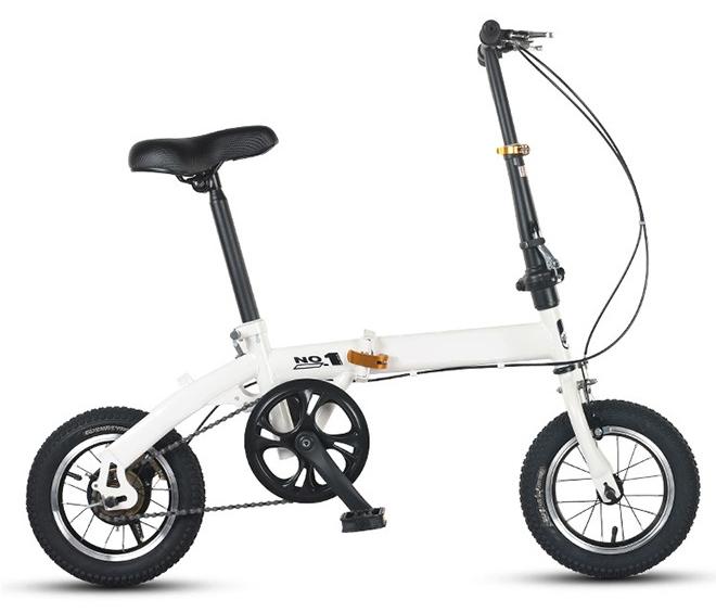 شاربدو دراجة جبلية خفيفة الوزن قابلة للطي مقاس 12 بوصة للمراهقين، إطار فولاذي عالي الكربون قابل للتعديل بارتفاع قرص مزدوج، دراجة قابلة للطي للبالغين من الشباب والرجال والنساء - Image 1