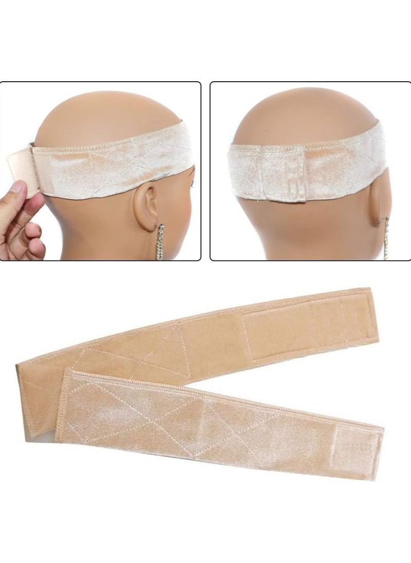 Estelle Wig Grip Velvet  Lace Headband  For Non Slip, dark brown  - Image 3