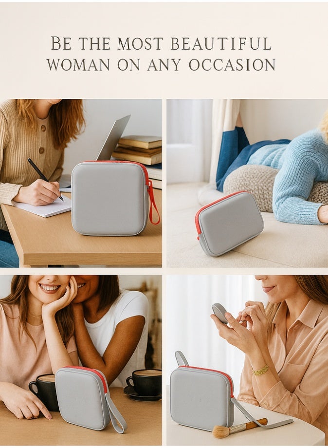 LIVVY Silicone Makeup Bag for Women & Men, Waterproof Travel Cosmetic Organizer with Zipper, Large Capacity Portable Toiletry & Brush Storage Pouch, Perfect Gift Idea for Daily Use & Travel - Image 3