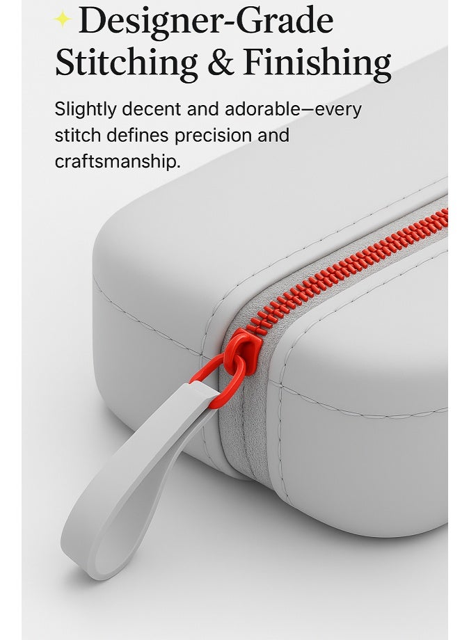 LIVVY Silicone Makeup Bag for Women & Men, Waterproof Travel Cosmetic Organizer with Zipper, Large Capacity Portable Toiletry & Brush Storage Pouch, Perfect Gift Idea for Daily Use & Travel - Image 4