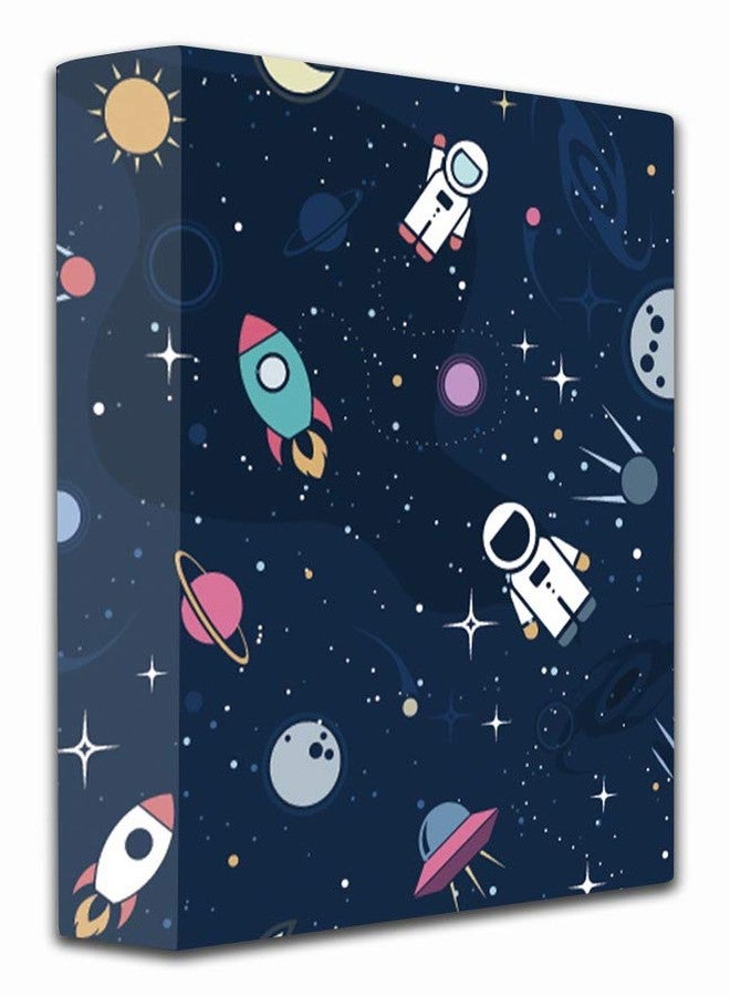 Paper Plane Design 2D Folder Case, A4 Size, Ring Binder File Folder, Can Use in Office/Hospital/Banking/Account/School Documents, Bills & Certificates - Image 1