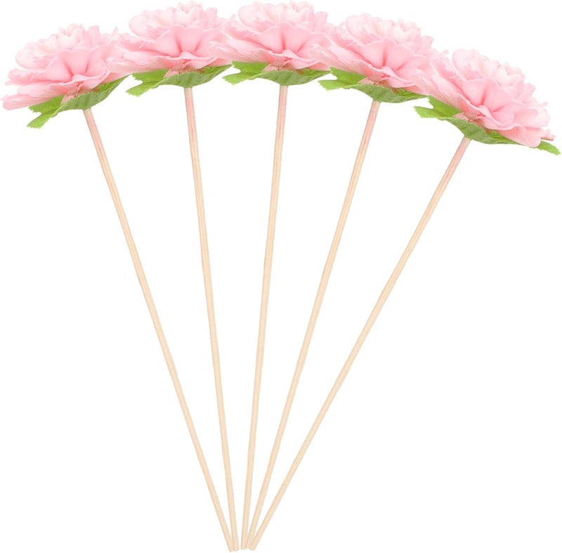 IMIKEYA 5pcs Aromatherapy Diffuser Sticks Floral Rattan Scented Oil Vase Flowers Decorative Aroma Sticks for Home Fragrance Diffusion and Essential Oil Release - Image 1