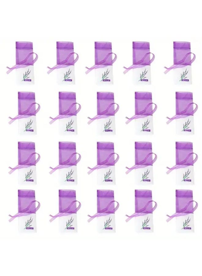 50pcs Lavender Sachet Bags Empty Drawstring for DIY Essential Oils Herbs Moth Repellent - Image 3
