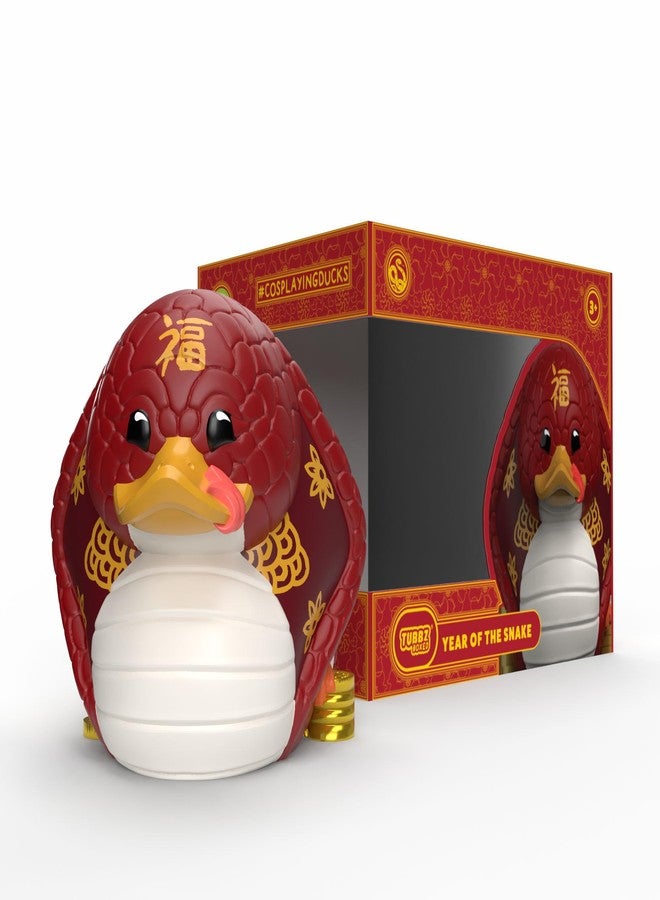 TUBBZ Boxed Edition: Chinese New Year - Year of The Snake Cosplaying Rubber Duck Vinyl Figure - Image 1