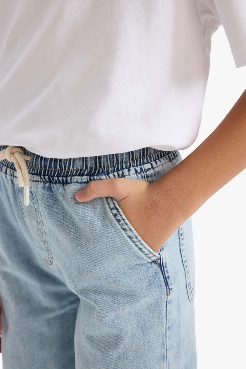 DeFacto Blue Boy Boy Straight Leg Jeans Casual - Image 4