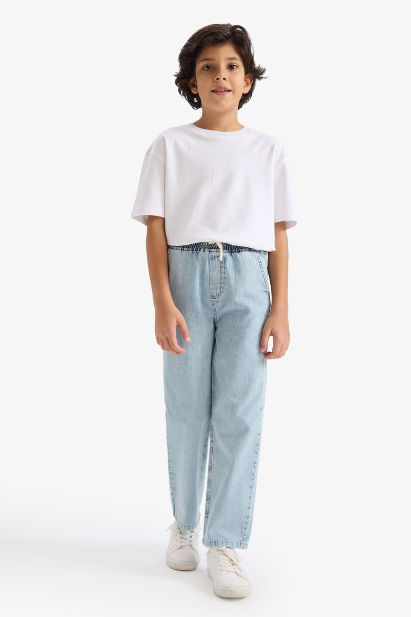 DeFacto Blue Boy Boy Straight Leg Jeans Casual - Image 1