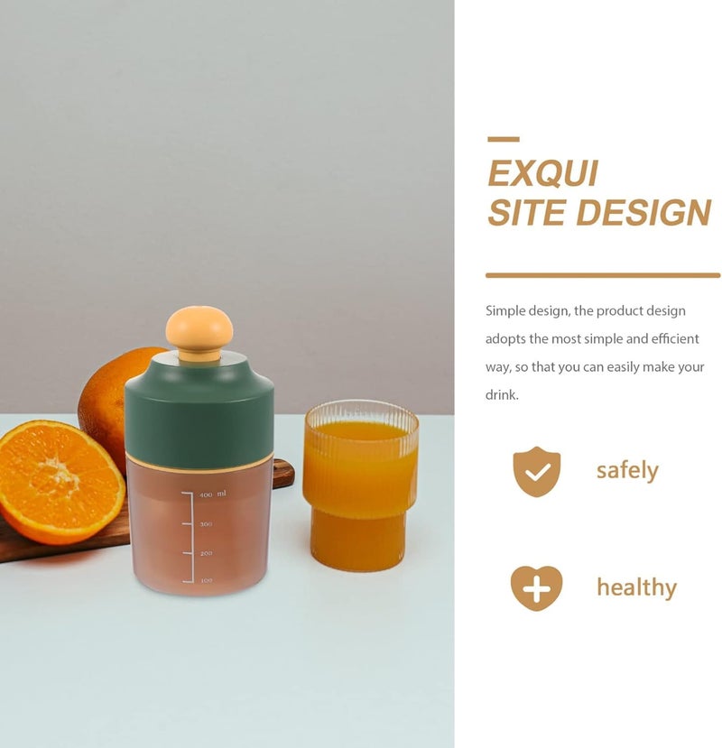 Seafrrzios Seafrrzios Household Portable PP Manual Juicer for Fruit Orange Lemon Grape Melon Hand Press Fresh Juice Maker Portable Juicer for Home Aesthetic Citrus Fruit Juicer Handy Orange Squeezer  - Image 2