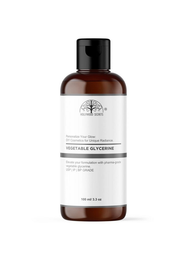 Hollywood Secrets سائل الجلسرين النباتي النقي 100 مل USP | IP GRADE أسرار هوليوود - Image 1