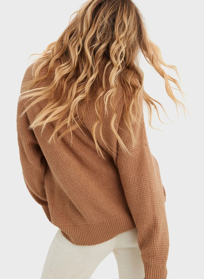 آري من امريكان ايجل Zip Detail Sweater