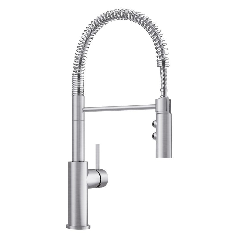 Blanco 401918 CATRIS SemiPro Kitchen Faucet PVD Stainless 15 GPM - Image 2
