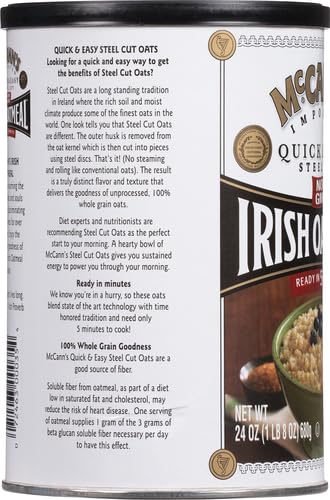 McCain McCann's Irish Oatmeal, Quick & Easy Steel Cut Oats, 24 Ounce - Image 4