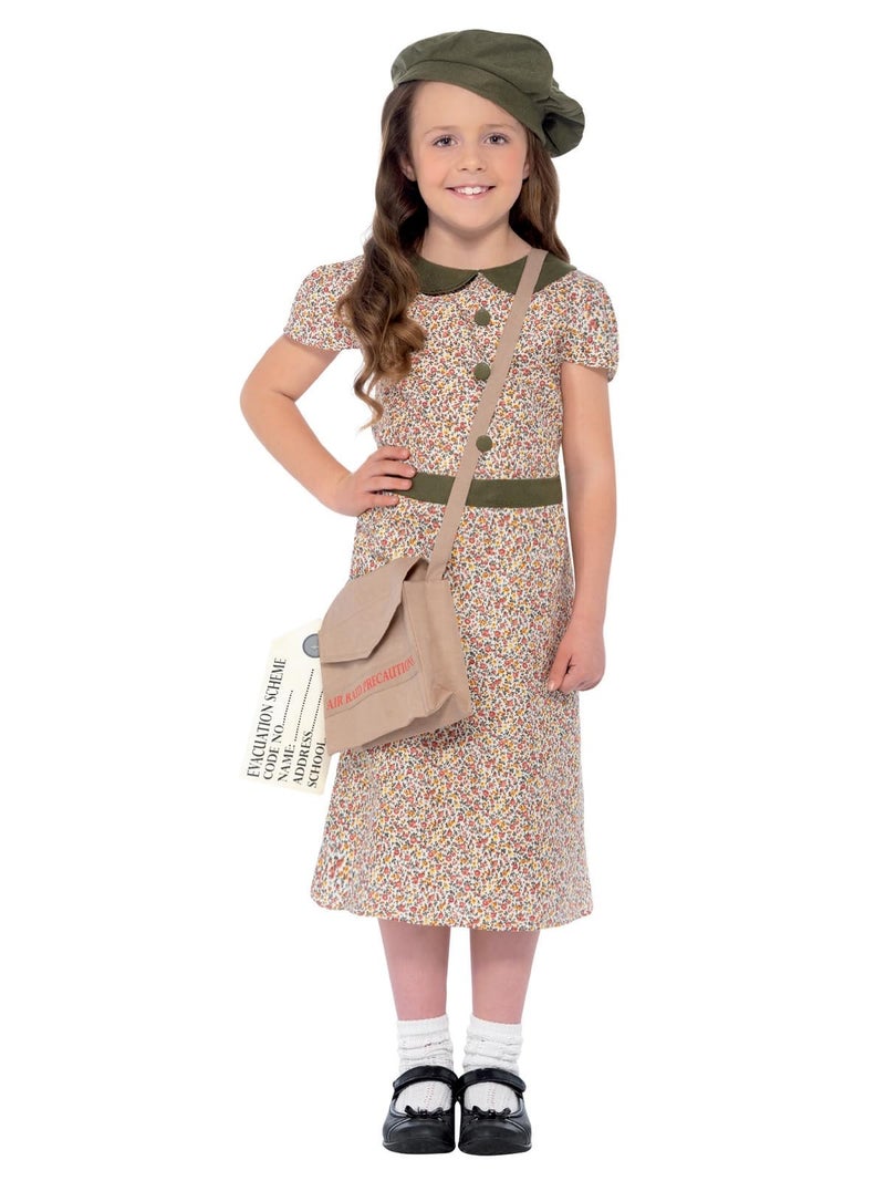 Smiffys Evacuee Girl Costume - Image 1