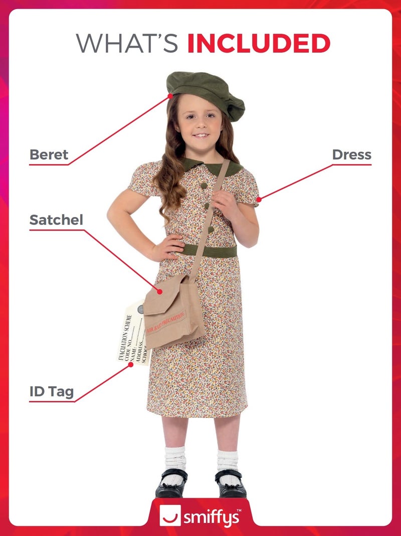 Smiffys Evacuee Girl Costume - Image 2