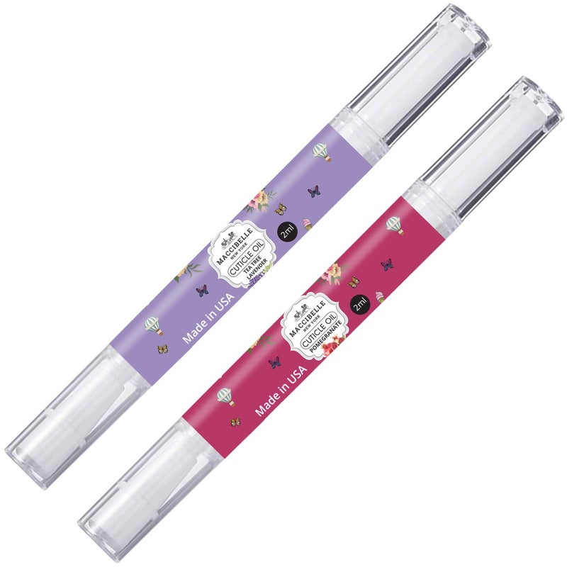 maccibelle Maccibelle Pure Cuticle  Nail Oil Pen 2ml Heals Dry Cracked Cuticles Pomegranate  Lavender