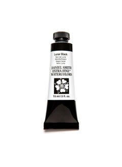 Daniel Smith Daniel Smith Extra Fine Watercolor 15ml Paint Tube, Lunar Black  - Image 1