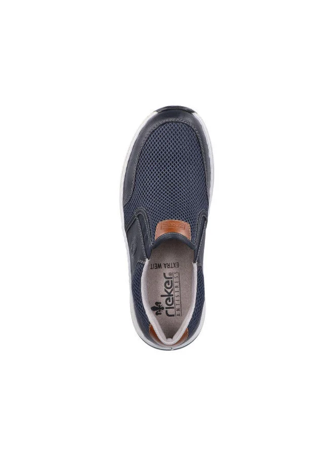 rieker Rieker Mens Casual Shoes 14363-14 Derby Dark Blue 116-1084