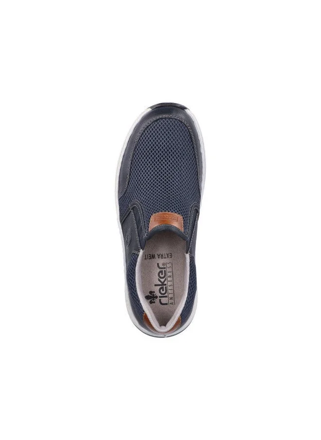 rieker Rieker Mens Casual Shoes 14363-14 Derby Dark Blue 116-1084