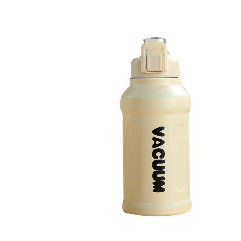 900 ml Stainless Steel Coffee Mug Straw Lid - Image 2