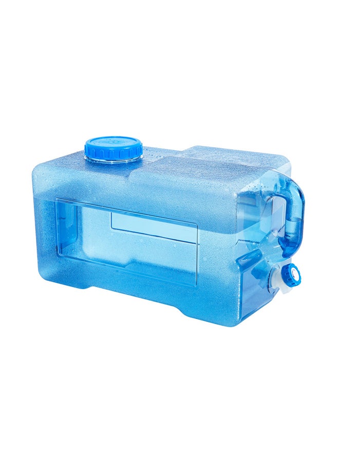 السنيدي جالون مياه مع صنبور ازرق شفاف سعة 25 لتر - Image 1